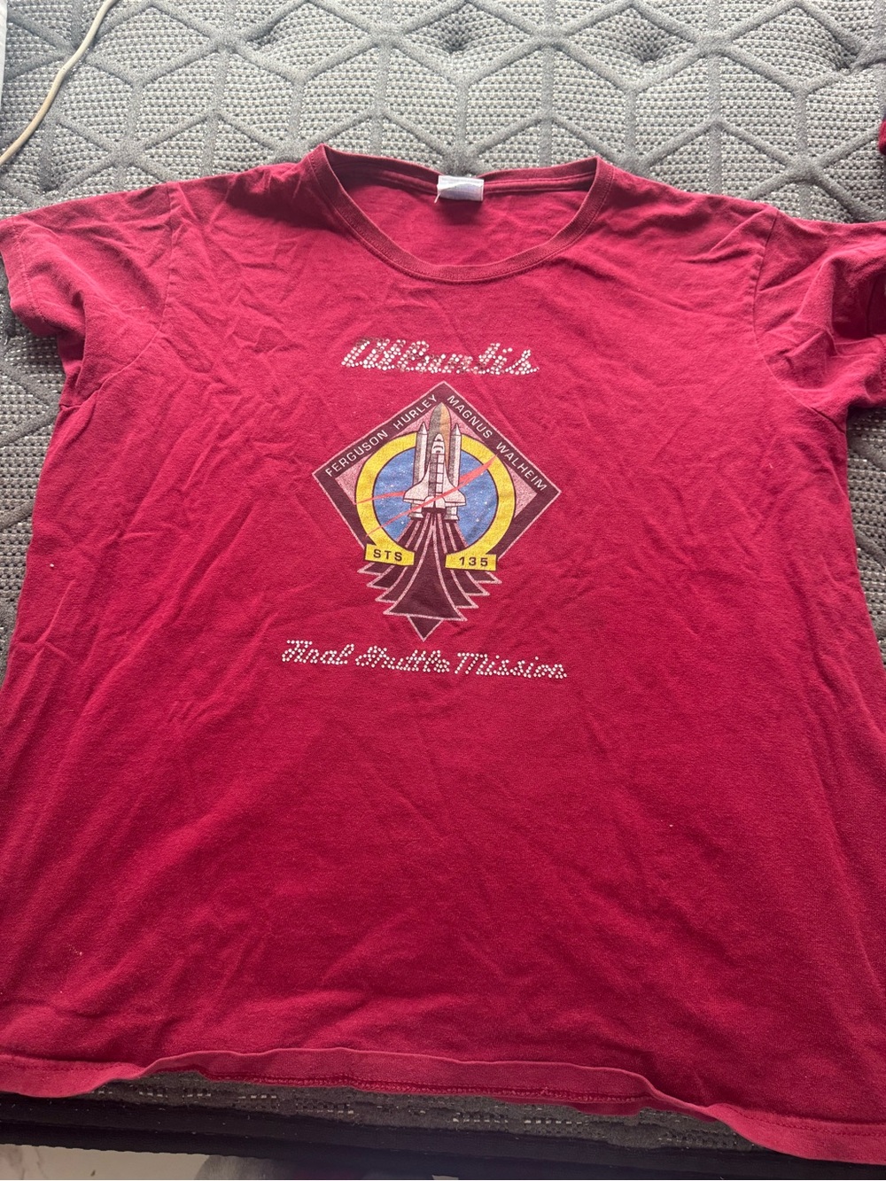 Mars Red Graphic Crewneck T-Shirt